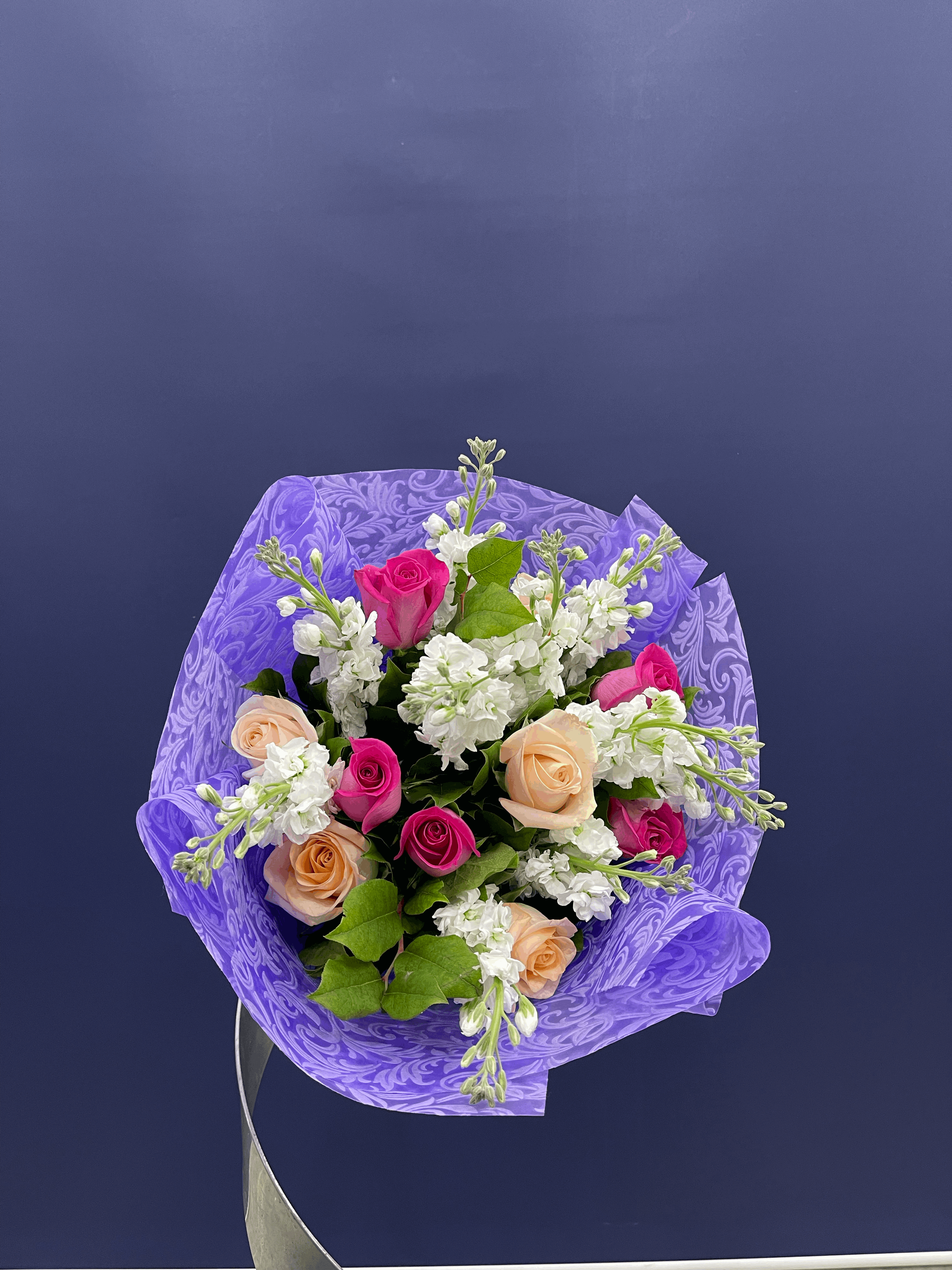 Purple Haze Bouquet Purple rose bouquet for anniversary — Flower Empire Aurora florist serving Aurora