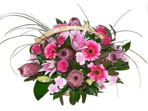 Product-156 Pink rose floral arrangement for birthday — Flower Empire Aurora florist serving Oakville