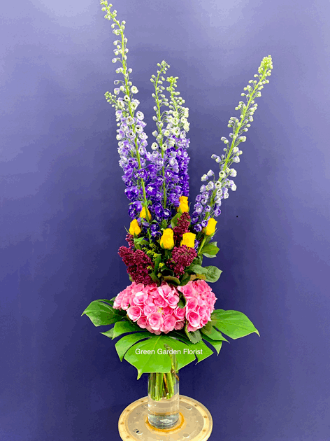 Love Essence Vase Arrangement rose arrangement for love & romance — Flower Empire Aurora florist serving Brampton