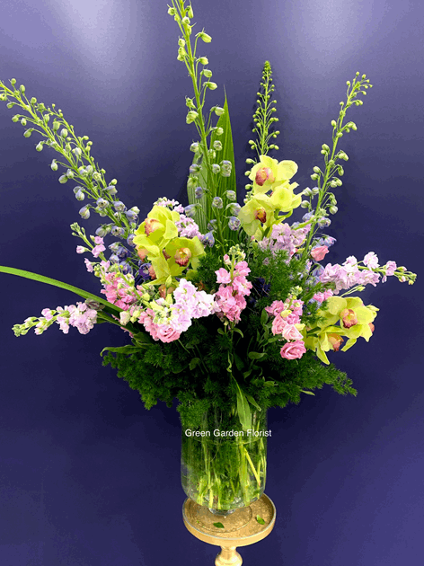 Just A Star Arrangement orchid arrangement for anniversary — Flower Empire Aurora florist serving North York