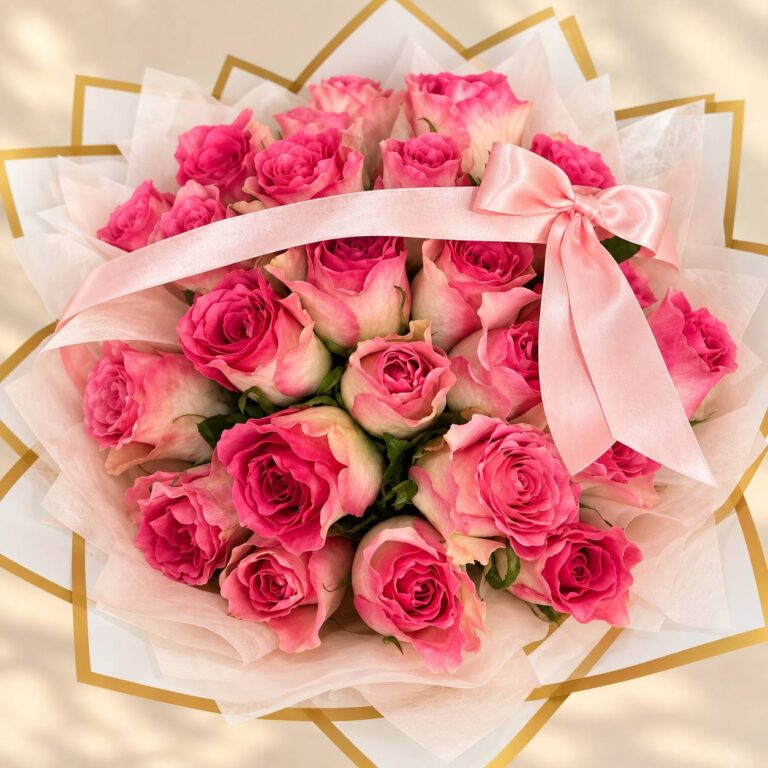 Blush Romance Rose Bouquet