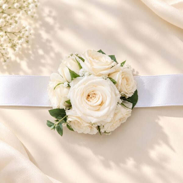 Ivory Bloom Corsage