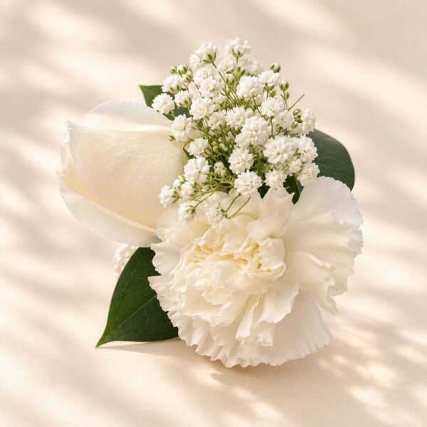 Ivory Duo Wrist Corsage