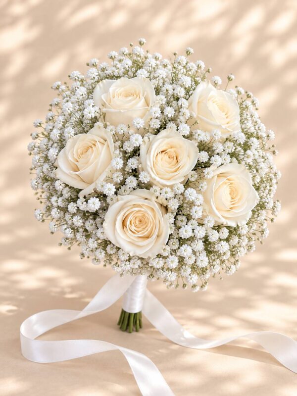 Ivory Grace Bridesmaid Bouquet