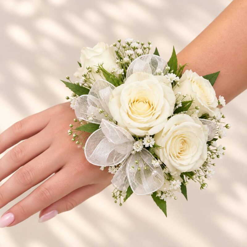 Ivory Rose Luxe Corsage