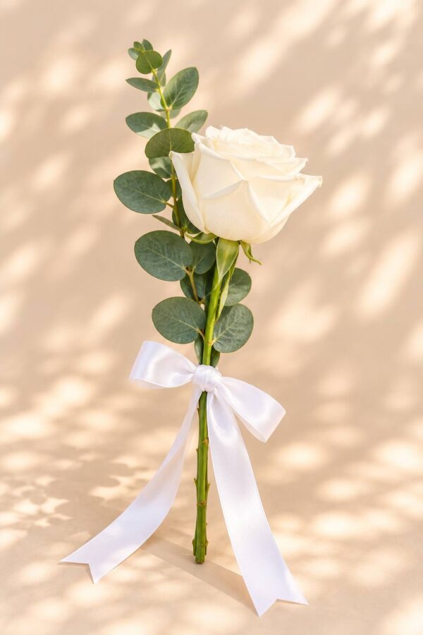Ivory Touch Bridesmaid Flower