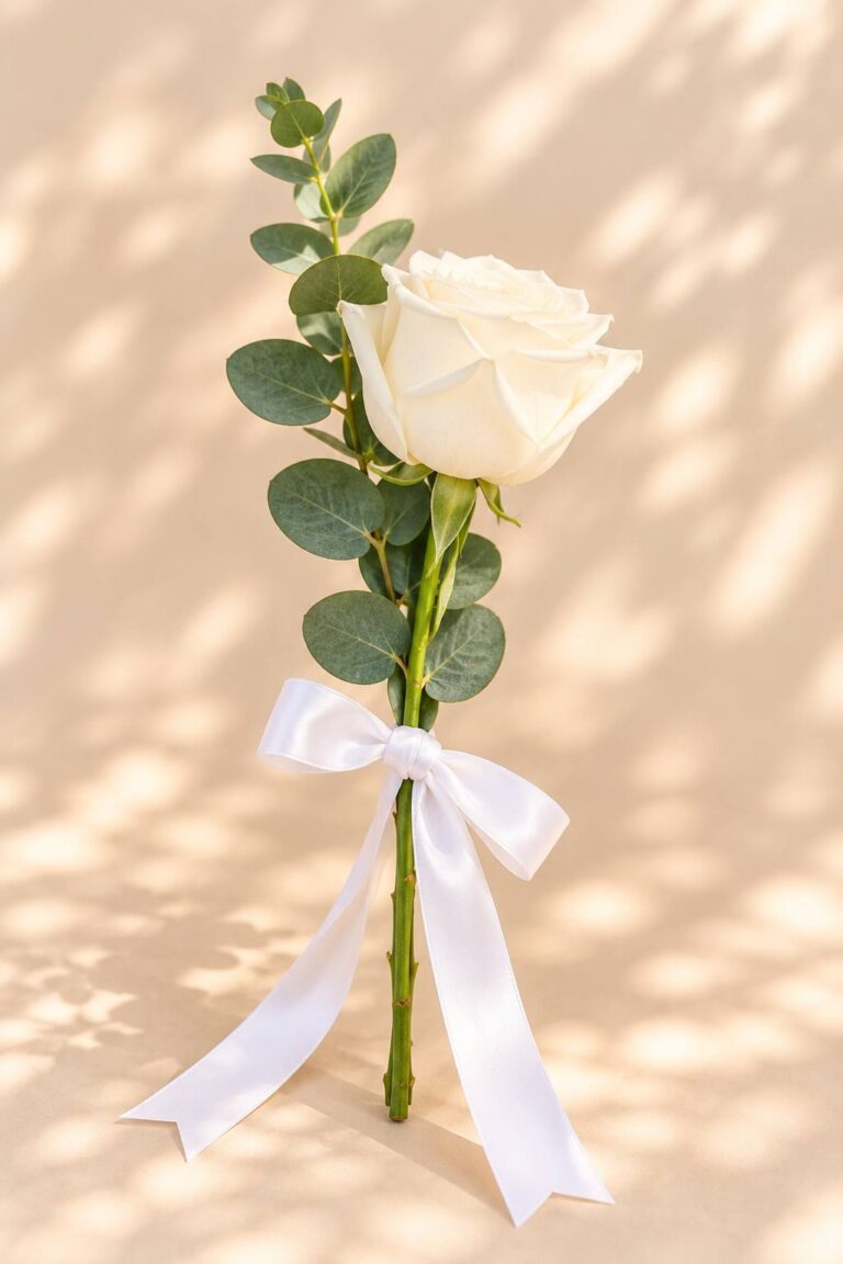 Ivory Touch Bridesmaid Flower