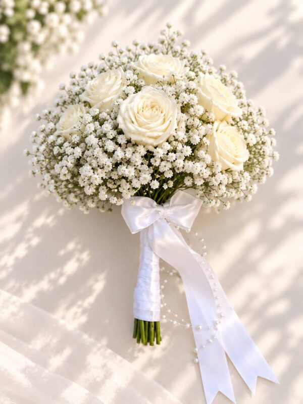 Pearl Kiss Bridal Bouquet
