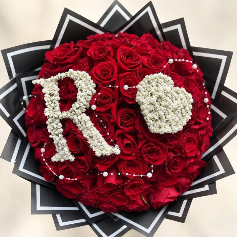 Signature Initial Rose Bouquet